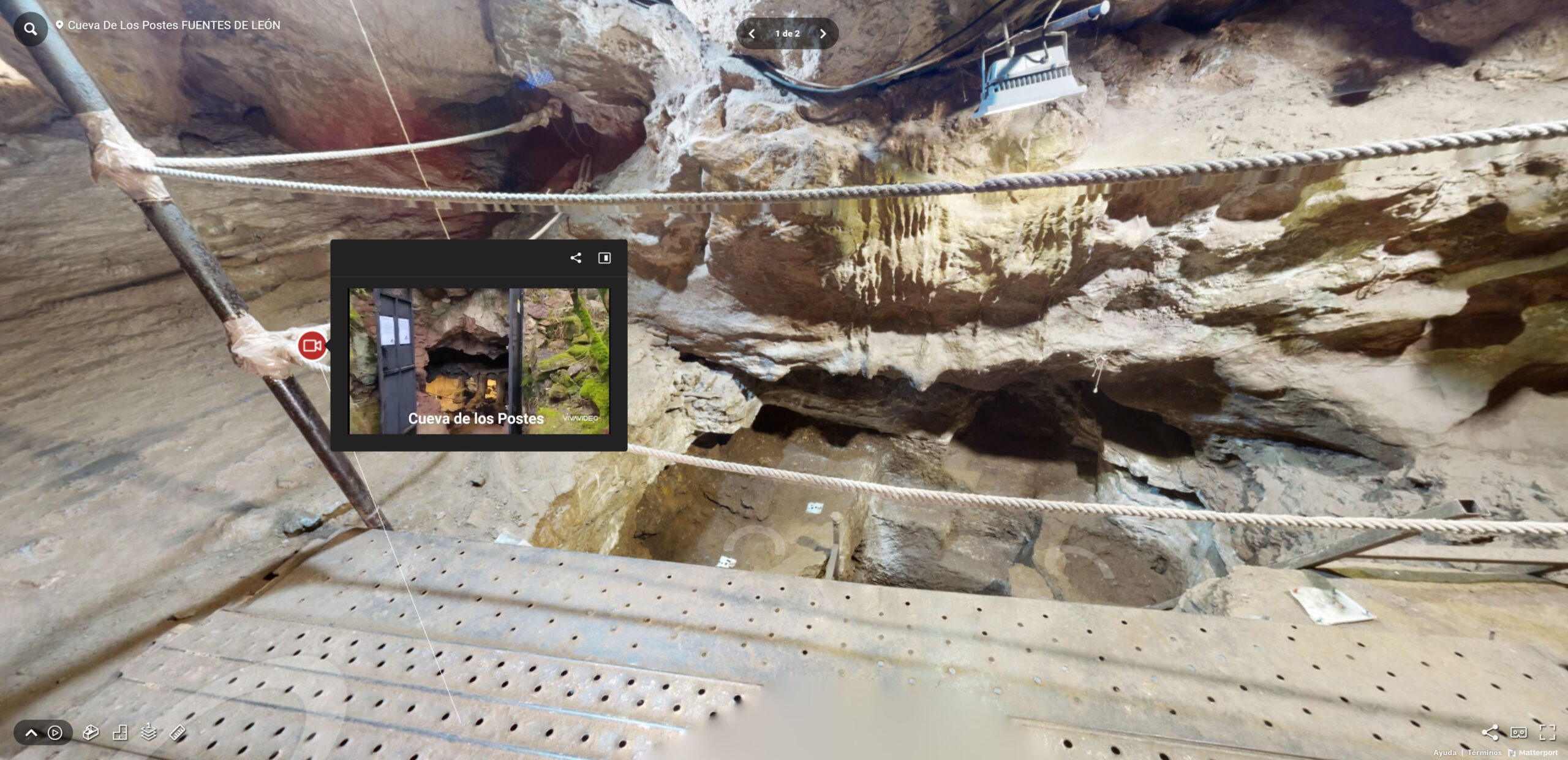 Cueva de los Postes, Fuentes de León